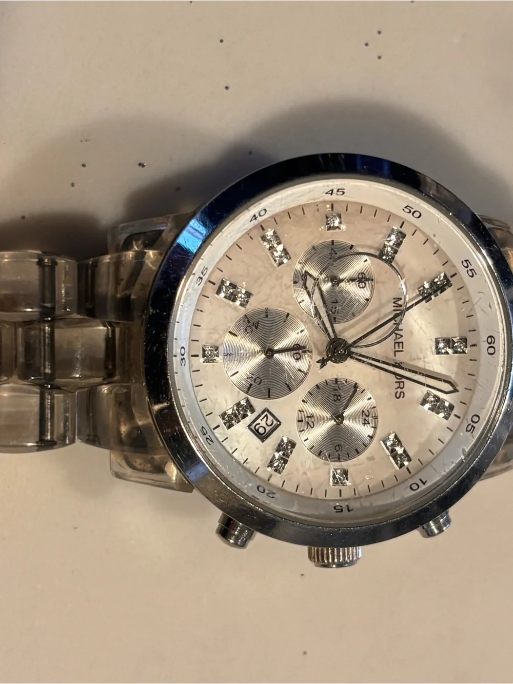 Michael Kors Women’s Chronograph Watch - Silver